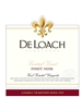 De Loach Pinot Noir Central Coast 2014 750ML Label